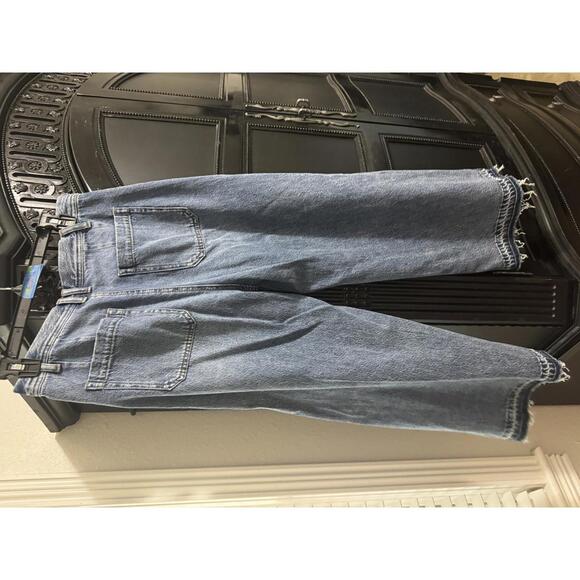 REWASH High Waisted wide leg jeans - Picture 5 of 7